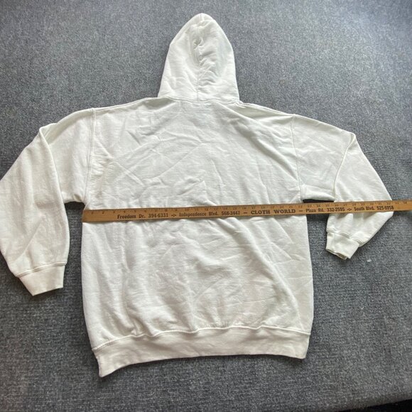 Myrtle Beach SC Hoodie Women L White Keep It Salty Pailey Turtle Gildan Souvenir - Picture 10 of 12